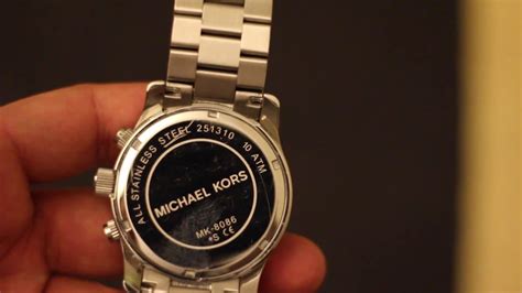 michael kors how to change date|Michael Kors watch setup.